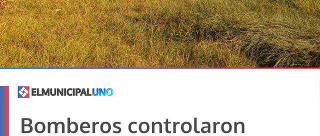 Bomberos controlaron un incendio forestal en cercanías al Barrio 200 Viviendas